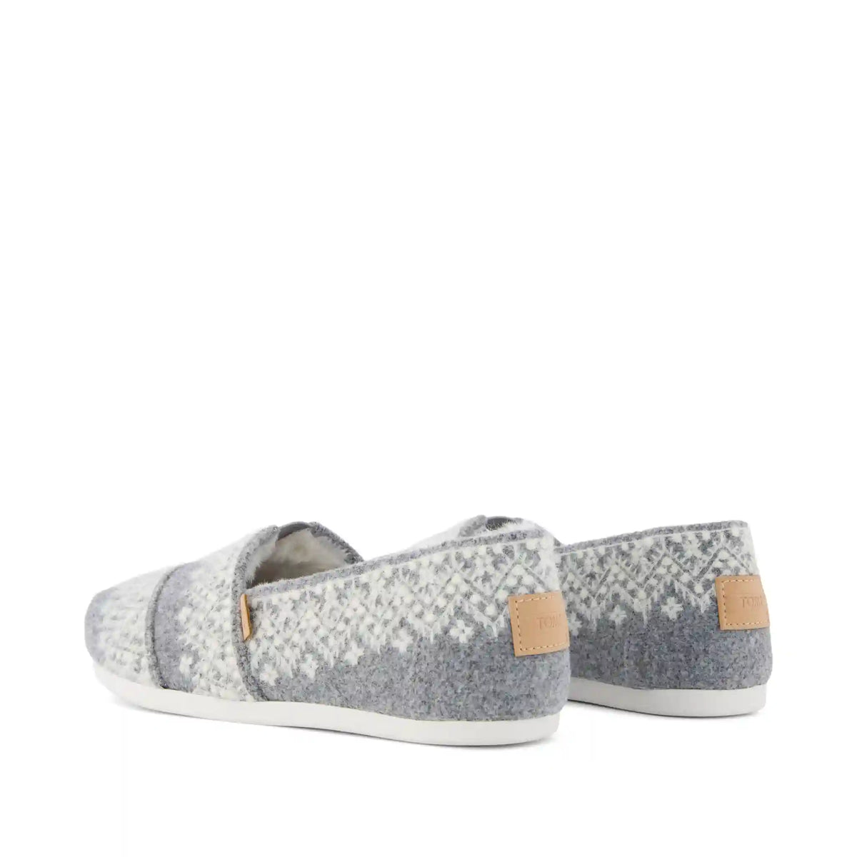 Womens Alpargata Classic Fuzzy Fair Isle