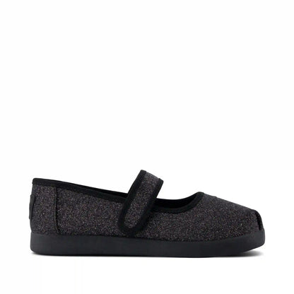 Nora Mary Jane Black Iridescent Glimmer Kids Shoe