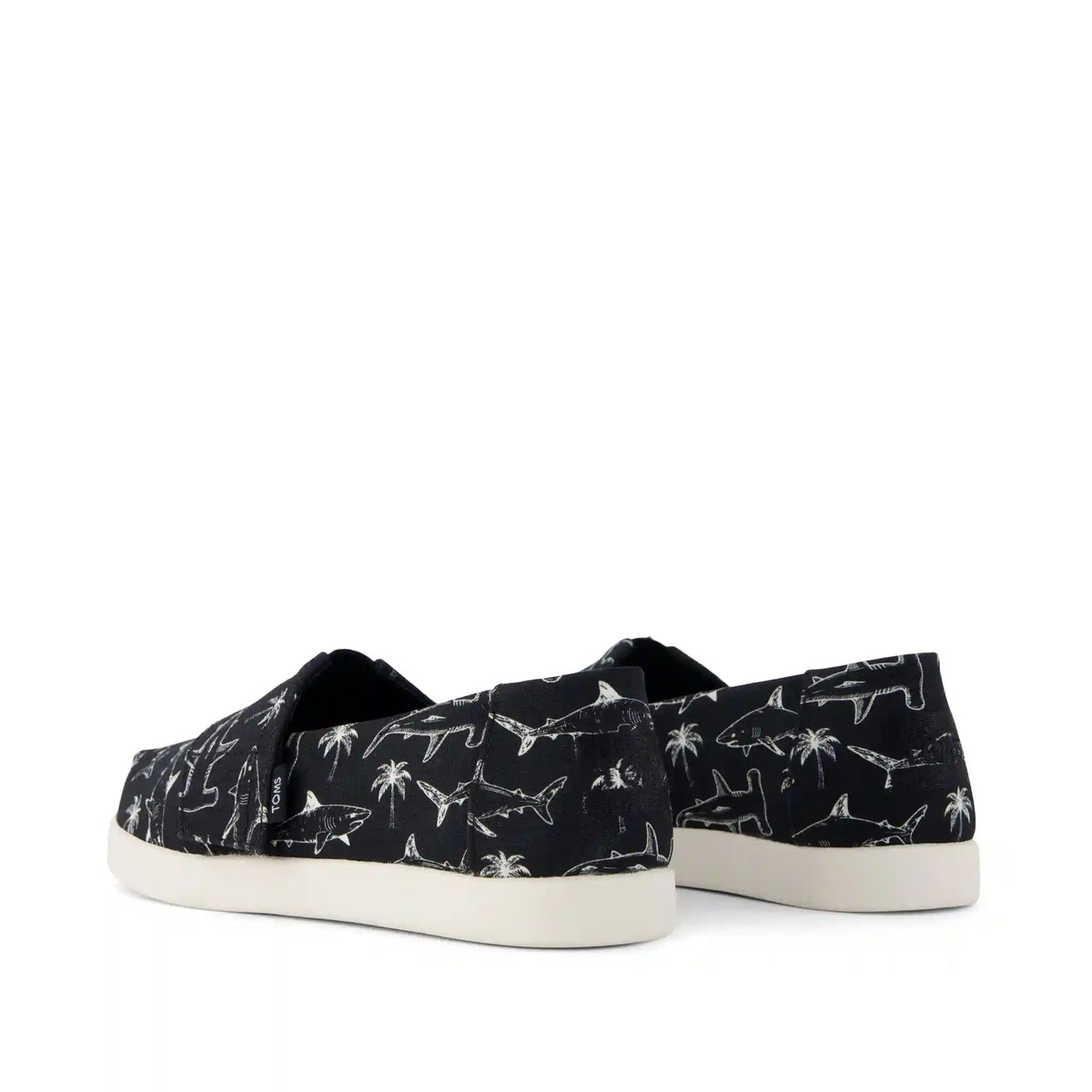 Alpargata Classic Kids Shoe Black Shark Print