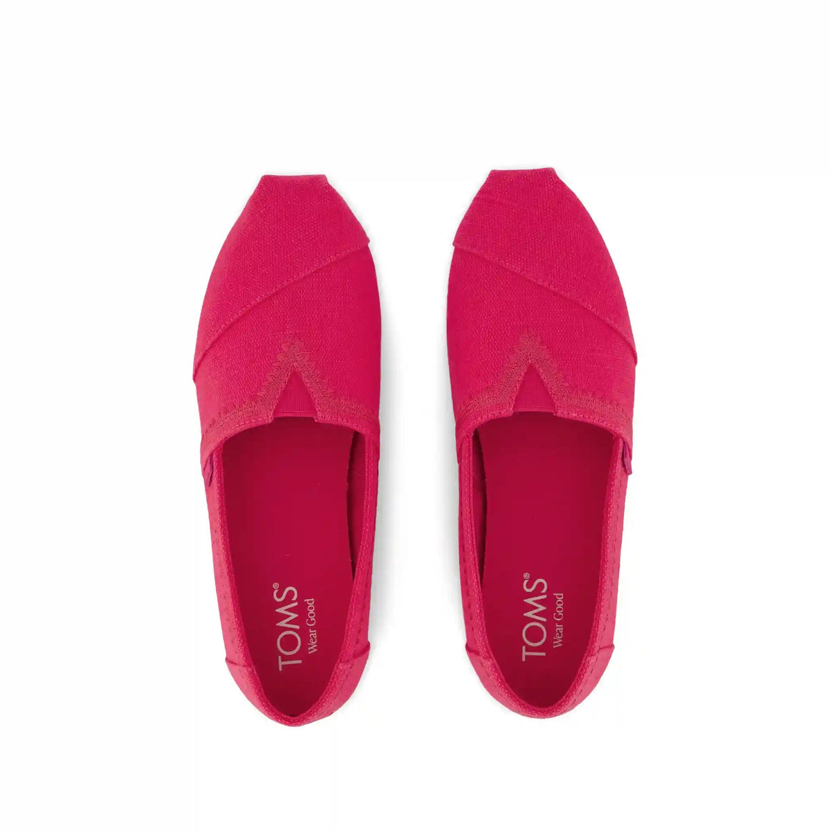 Womens Alpargata Classic Fuchsia Embroidered Heritage Canvas