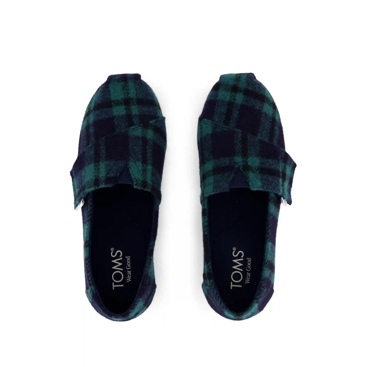 Alpargata Classic Kids Shoe Navy Plaid