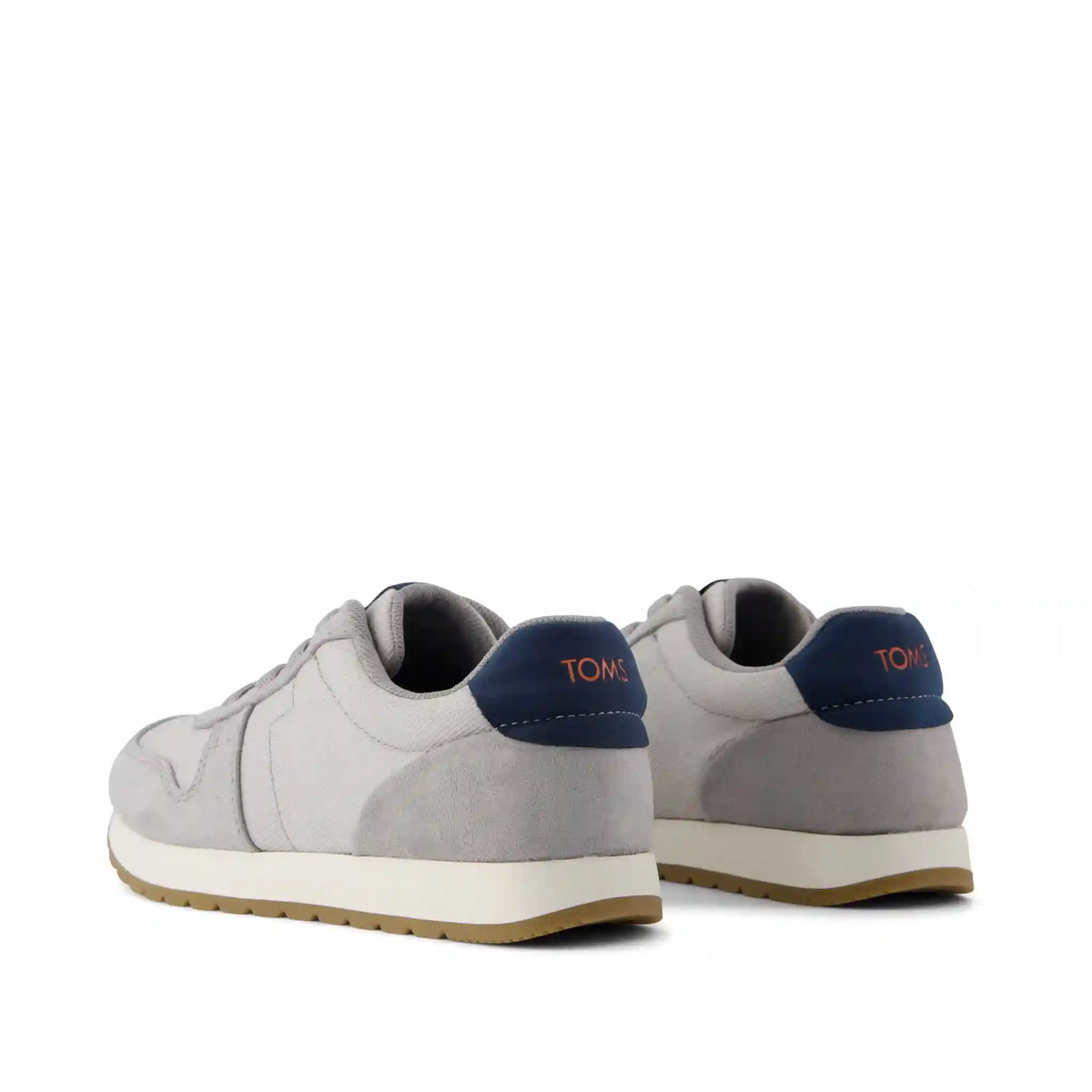TRVL LITE Retro Runner Kids Sneaker Water Repellent Drizzle Grey Vintage Twill
