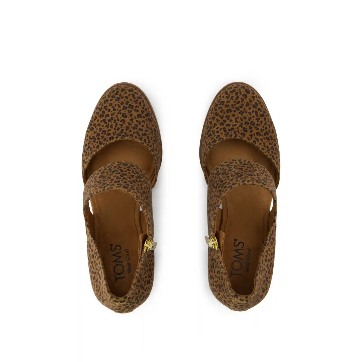Womens Milan Nova Heel Toffee Leopard Print