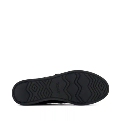 Womens Alpargata Plus Black Metallic Faux Fur