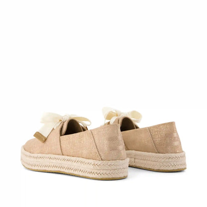 Womens Carolina Lace-Up Espadrille Bronze Crosshatch Suede