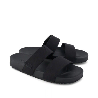 Mens Nico Sandal Black Canvas