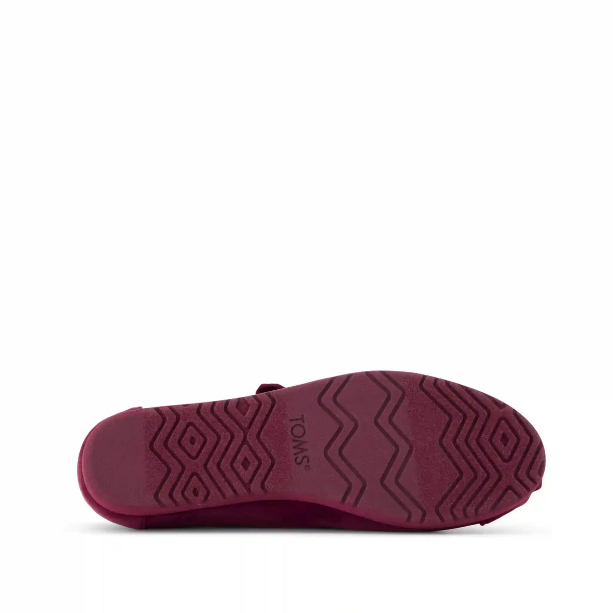 Womens Alpargata Mary Jane Dark Burgundy Premium Velvet