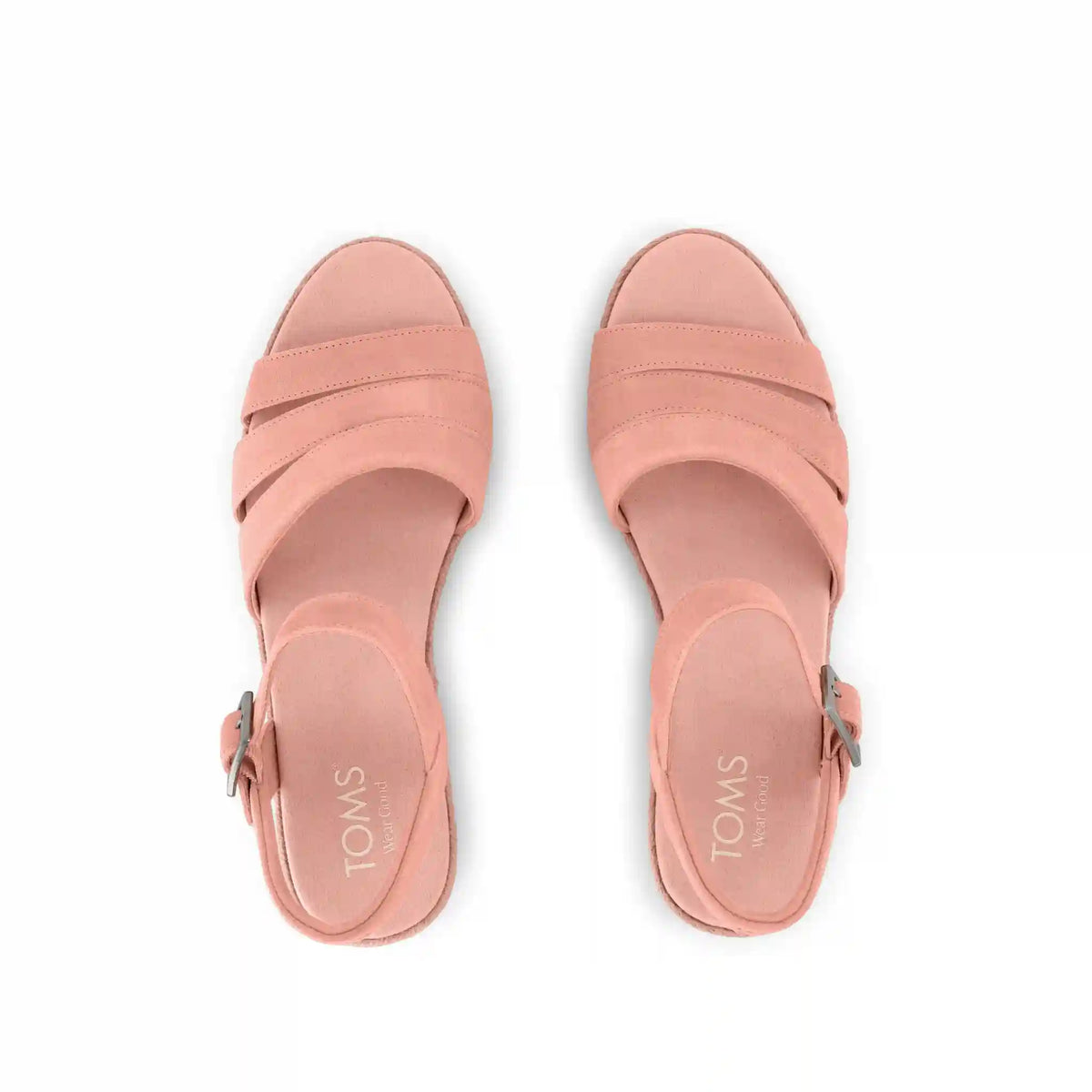 Womens Julia Wedge Sandal Bloom Suede