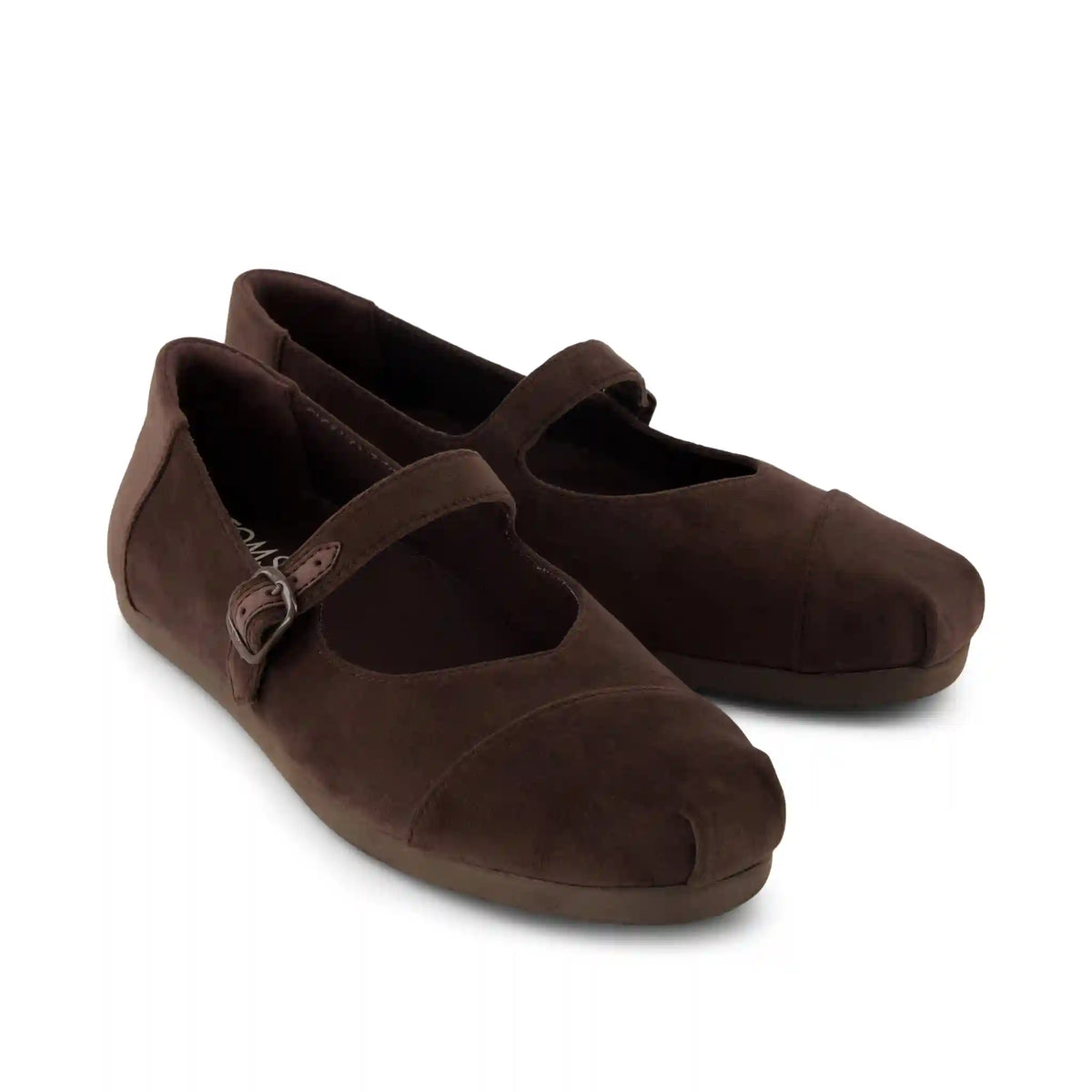 Womens Alpargata Mary Jane Chocolate Brown Premium Velvet