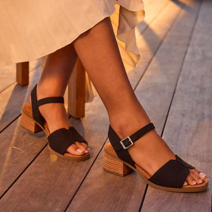Womens Eloise Sandal Black Woven