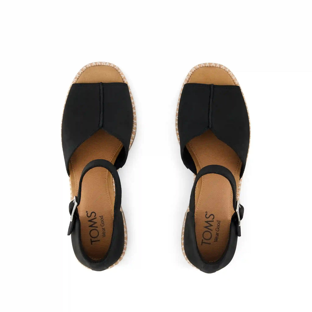 Womens Ines Heel Black Nubuck Leather