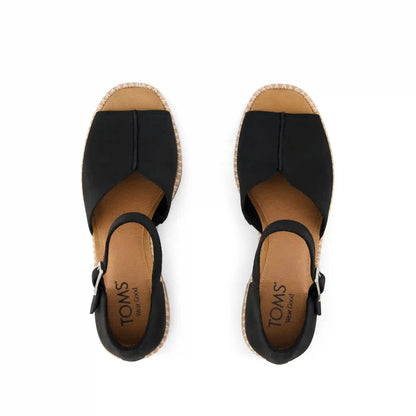 Womens Ines Heel Black Nubuck Leather
