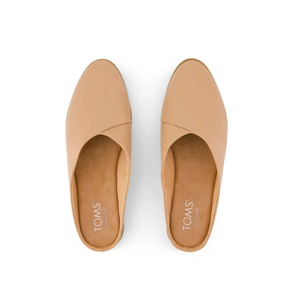 Womens Amelia Mule Honey Faux Leather