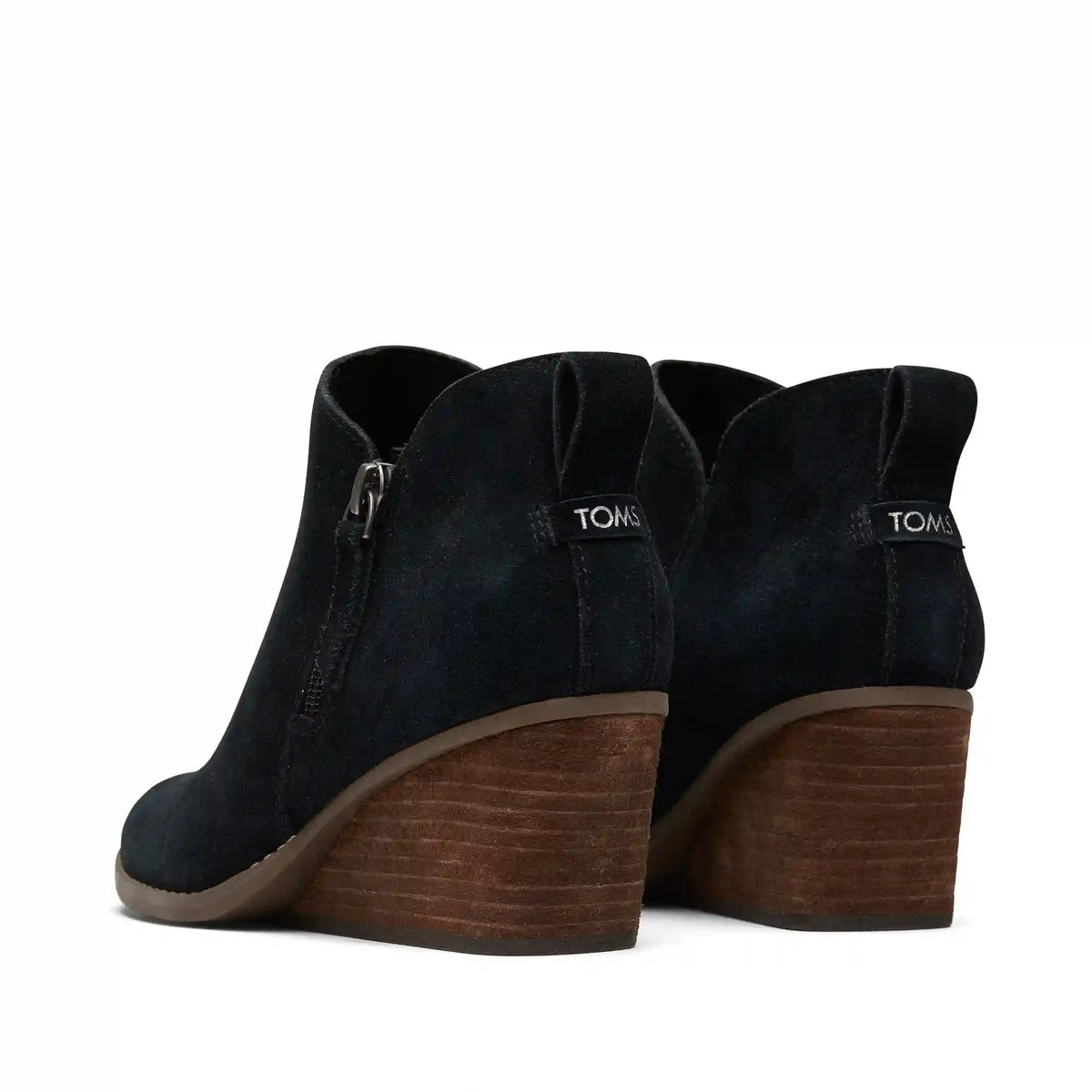 Goldie Black Suede Wedge Boot