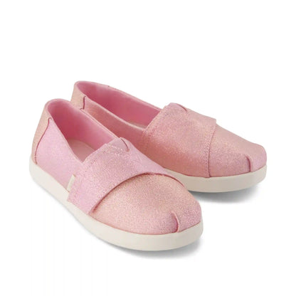 Alpargata Classic Kids Shoe Pink Quartz Iridescent Woven