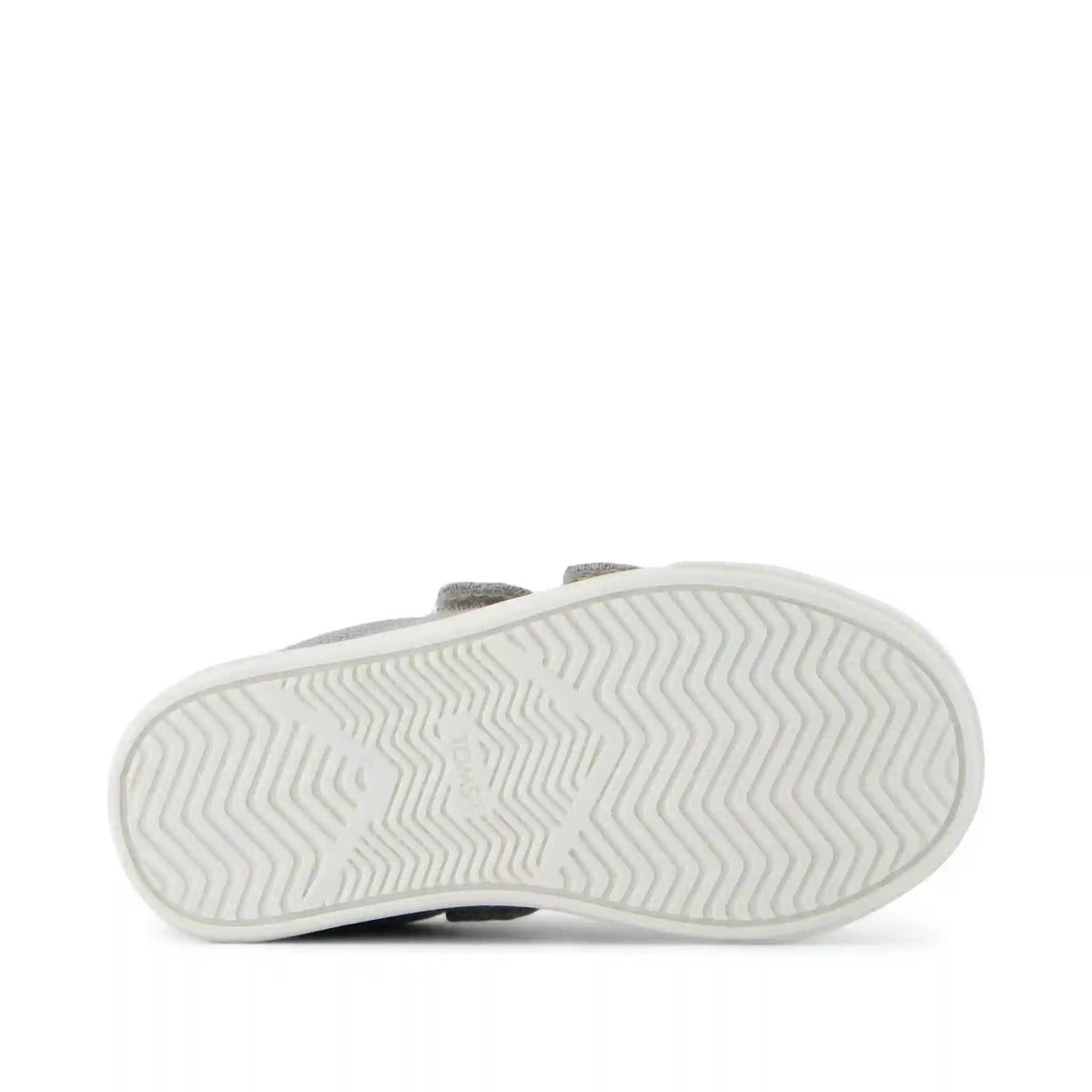 Cruz Double Strap Drizzle Grey Heritage Canvas Toddler Sneaker