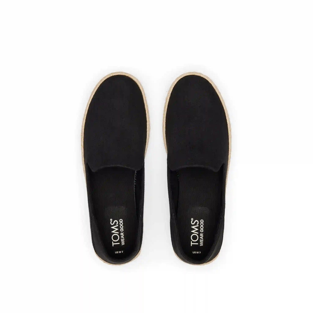 Carolina Black Twill Espadrille