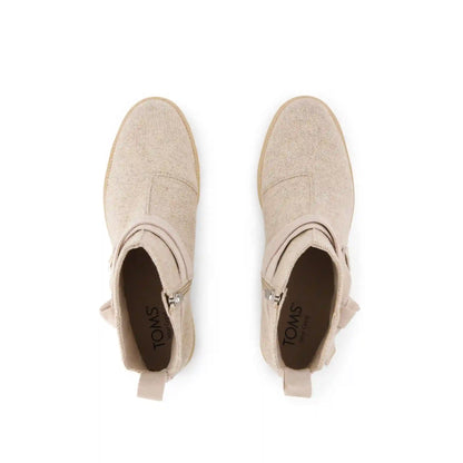 Womens Marlow Boot Water Repellent Natural Shimmer Twill