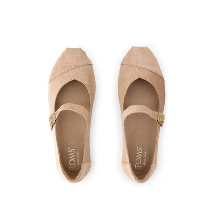 Womens Alpargata Mary Jane Bronze Metallic Crosshatch Suede