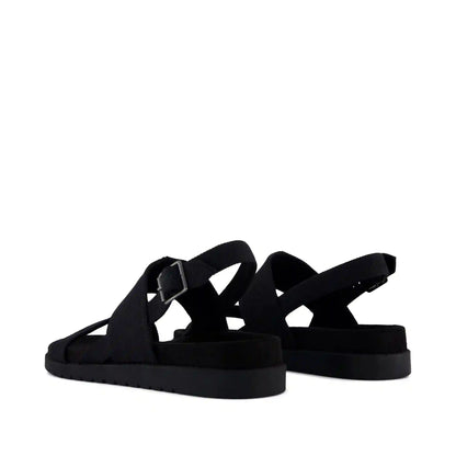 Marin Strap Sandal Black Heavy Canvas
