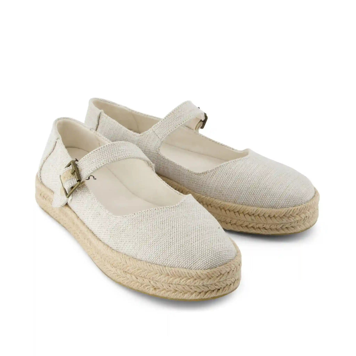 Carolina Mary Jane Espadrille Natural Yarn Dye