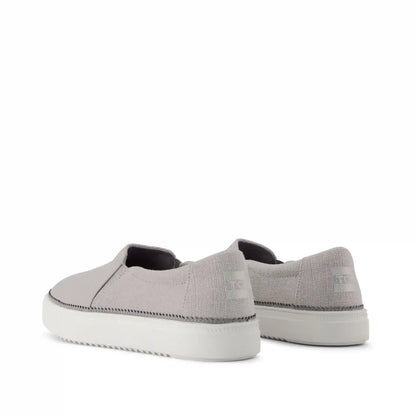 Womens Emily Slip On Sneaker Drizzle Grey Heritage Canvas