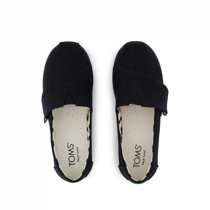 Alpargata Classic Kids Shoe Black and Black Heritage Canvas