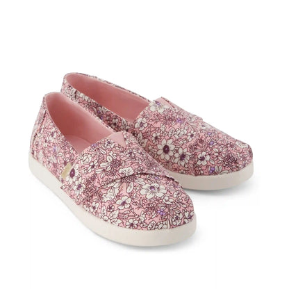 Alpargata Classic Kids Shoe Pink Quartz Floral
