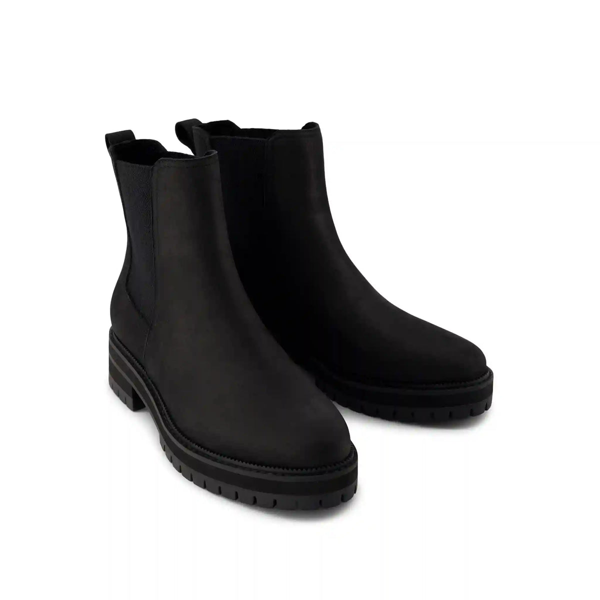 Bennet All Black Water Resistant Leather Boot